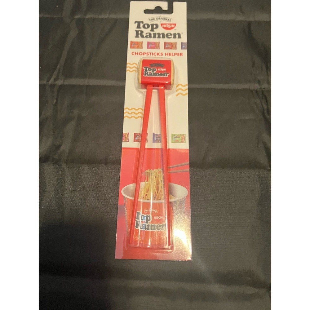 Maruchan Ramen Reusable Chopsticks Set of 2 Pack with Toppers **BRAND NEW**